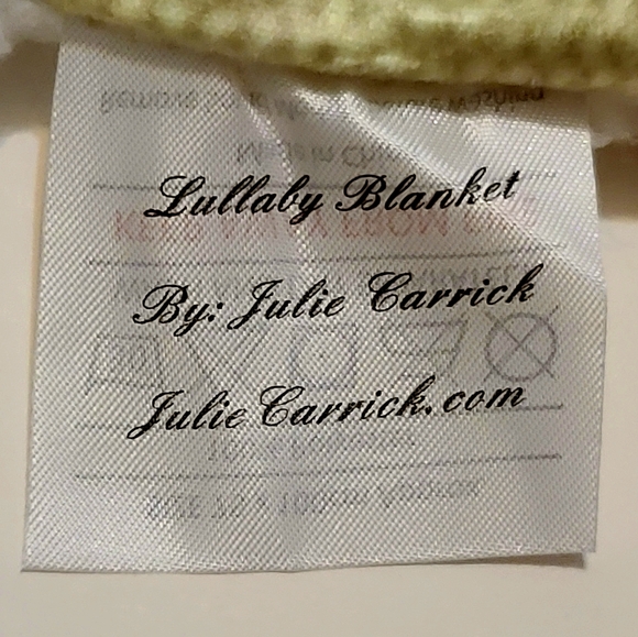 Baby Blanket Security Lovey Soft Removable Music Box Lamb Green Yellow Sherpa - Picture 4 of 12